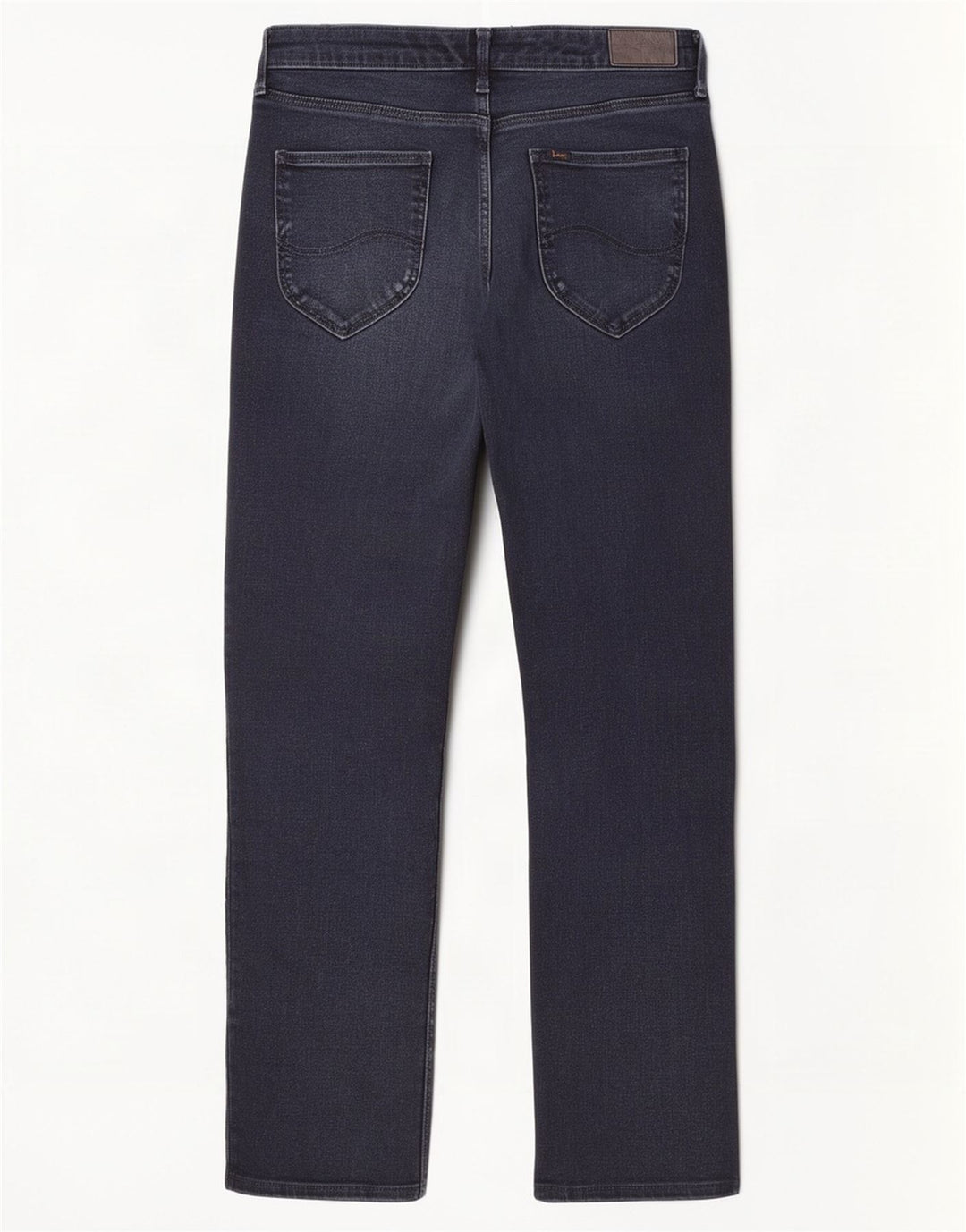 Lee Damen Marion Straight Jeans W28 L26 Marineblaue Baumwolle