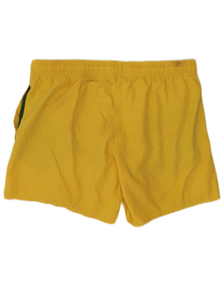 Lacoste Herren-Sportshorts, groß, gelbes Polyester