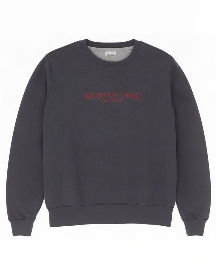 Murphy & Nye Herren-Sweatshirt mit Grafik, groß, marineblau, Baumwolle
