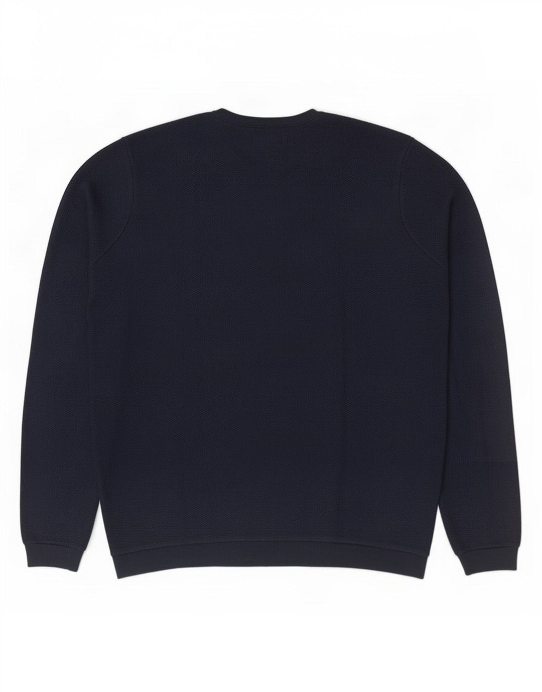 Zara Herren-Pullover mit Rundhalsausschnitt, Größe L, Marineblau
