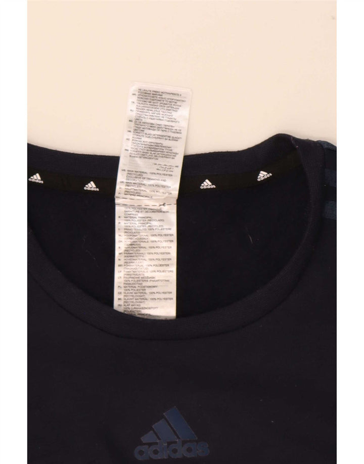 Adidas Herren Sweatshirt Pullover Medium Marineblau Polyester