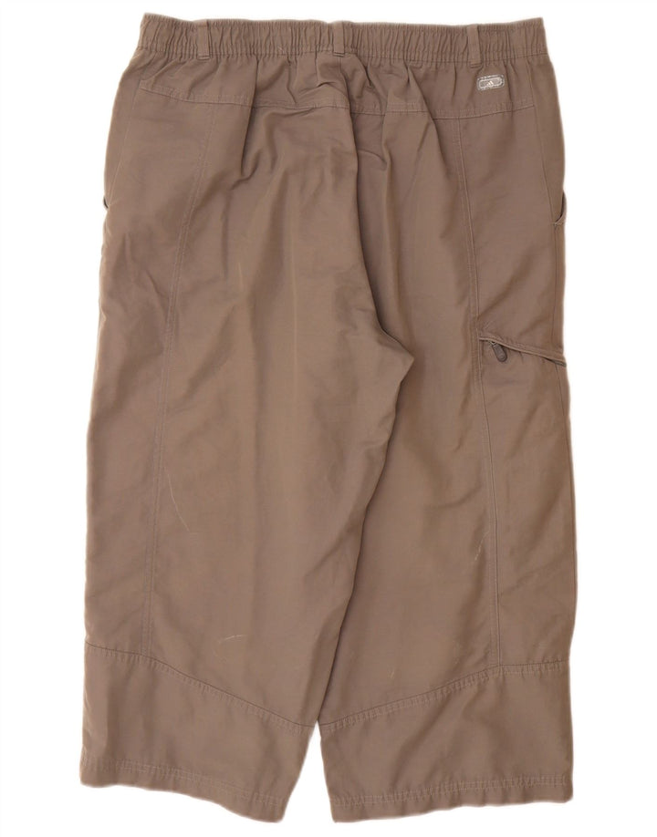 ADIDAS Herren Straight Cargo Capri-Hose, Größe L, W34, L20, Grau, Baumwolle