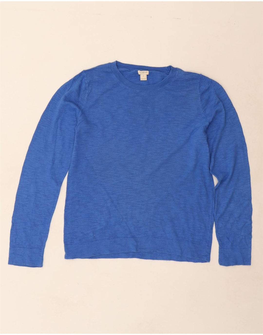 J. CREW Womens Crew Neck Jumper Sweater UK 14 Medium Blue Vintage J. Crew and Second-Hand J. Crew from Messina Hembry 