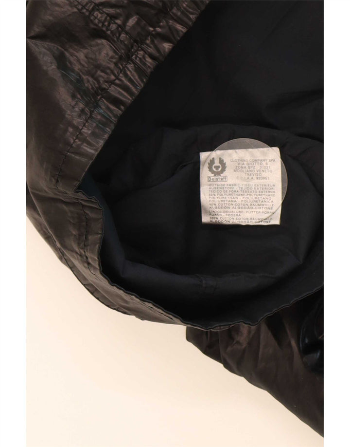 Belstaff Damen Bikerjacke IT 46 Large Schwarz Polyester