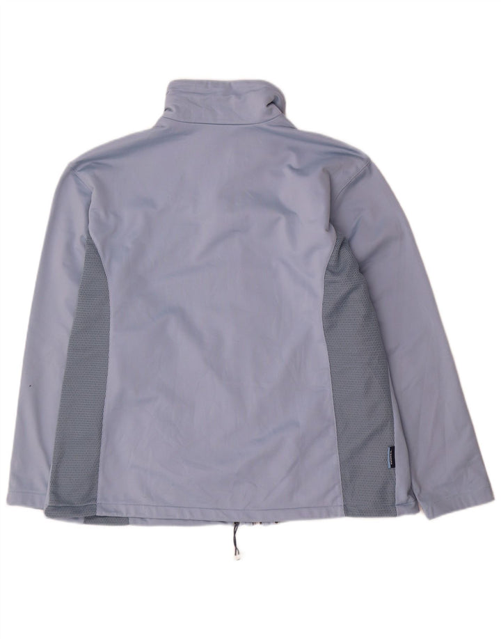 Diadora Übergroße Trainingsjacke für Damen, UK 16, Größe L, Blau, Farbblock