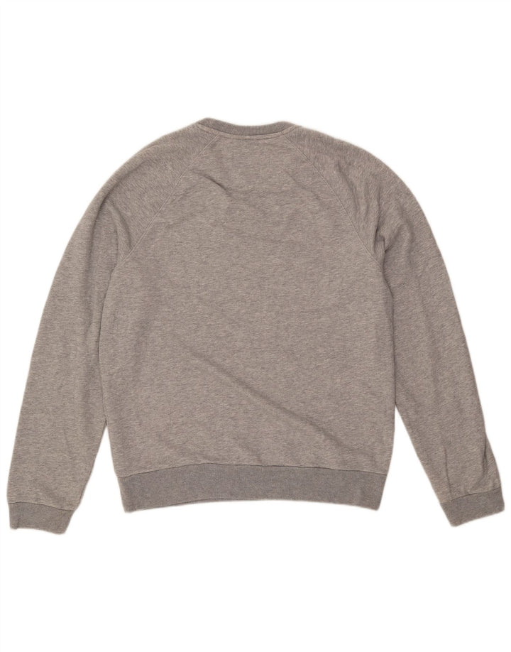 JACK WILLS Herren-Sweatshirt mit Grafik, groß, graue Baumwolle