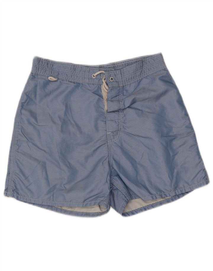 Sundek Herren-Badeshorts, klein, blaues Nylon