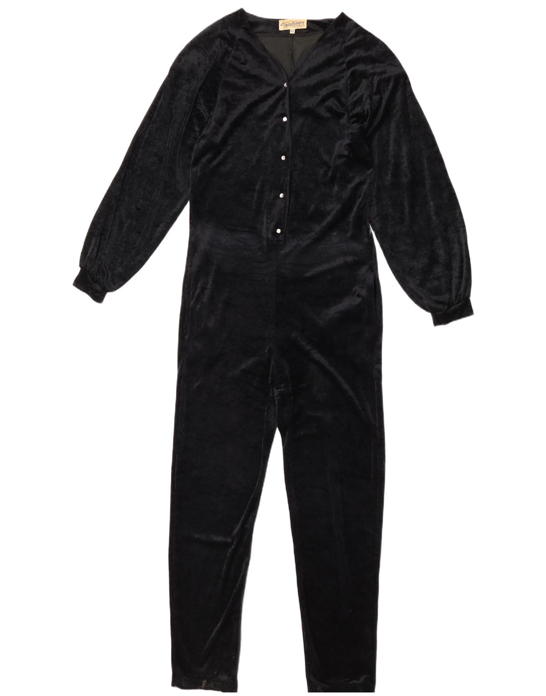 Egon Von Furstenberg Damen Langarm-Jumpsuit IT 42 Medium Navy Blue