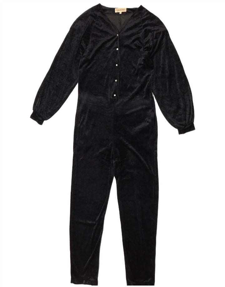 Egon Von Furstenberg Damen Langarm-Jumpsuit IT 42 Medium Navy Blue