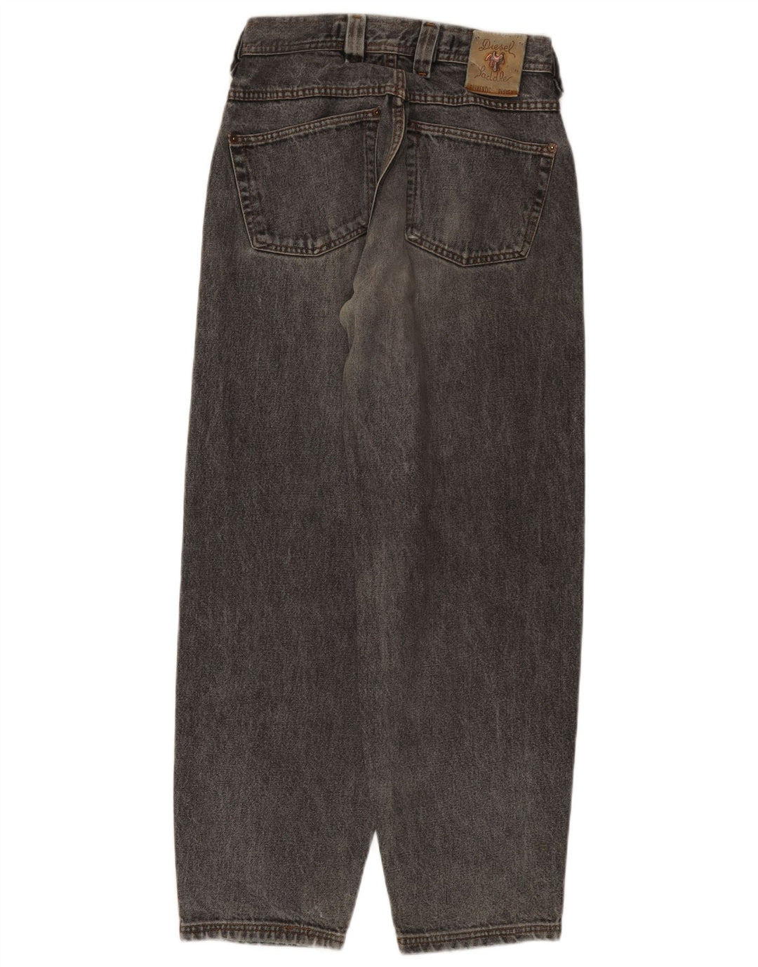 DIESEL Herren Tapered Jeans W30 L29 Graue Baumwolle