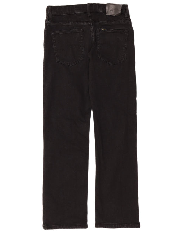 LEE Straight Jeans für Jungen, 13–14 Jahre, W28, L28, schwarze Baumwolle