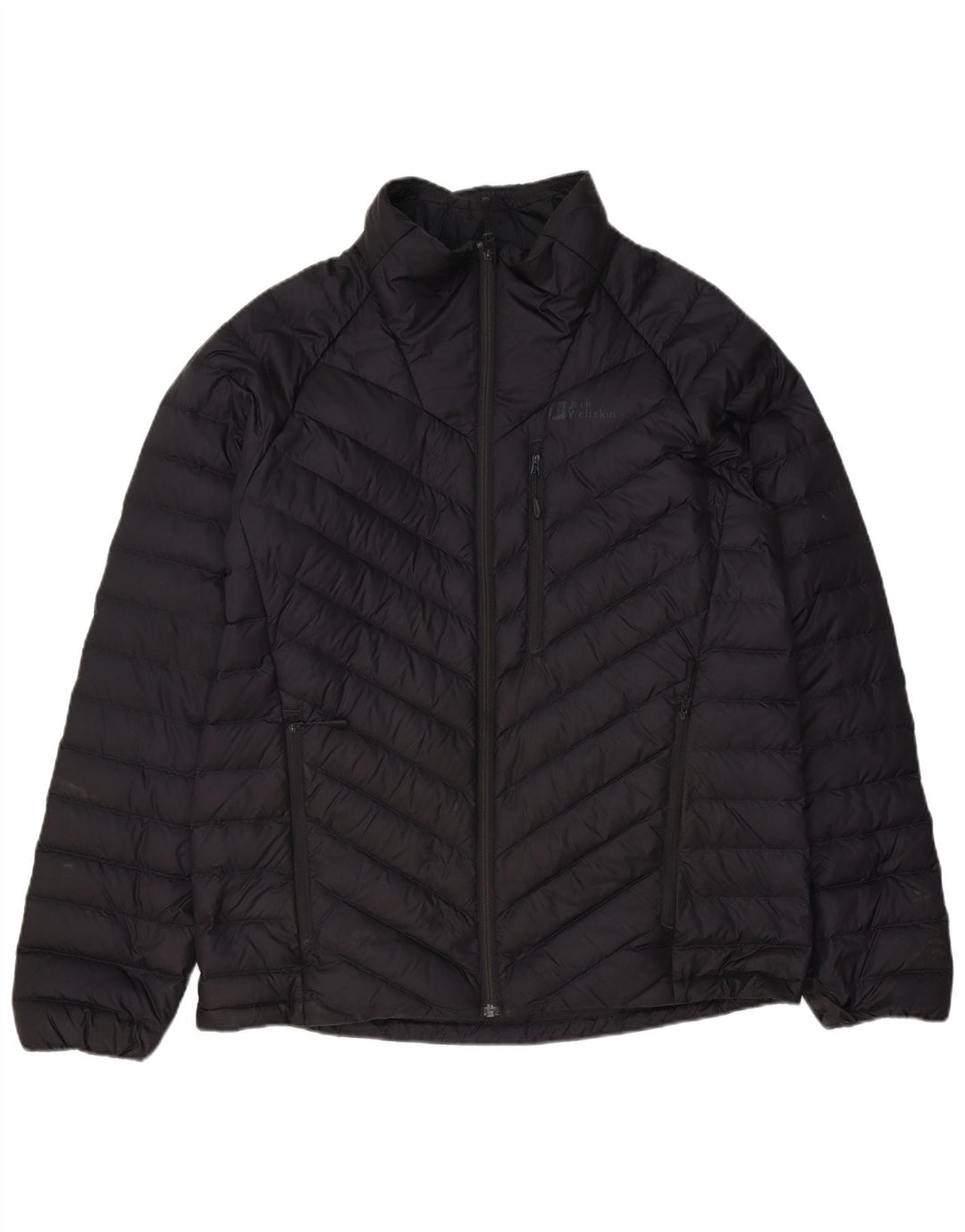 Jack Wolfskin Herren Wattierte Jacke UK 42 XL Schwarz Polyester