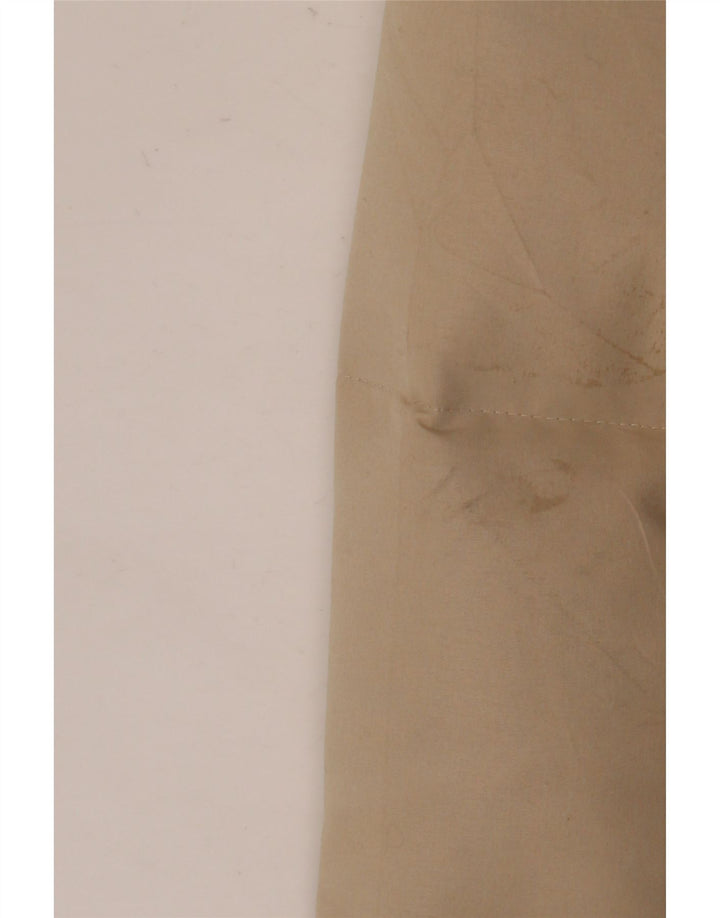 Fay Herren-Mantel mit Kapuze, gepolstert, UK 40, Größe L, Beige, Polyester