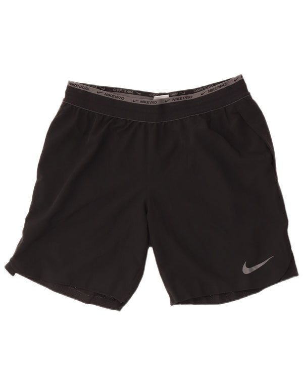 Nike Herren Dri Fit Sportshorts, groß, aus schwarzem Polyester