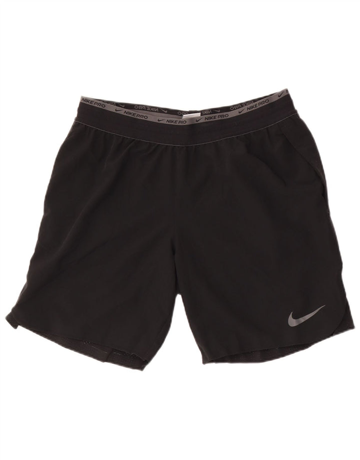 Nike Herren Dri Fit Sportshorts, groß, aus schwarzem Polyester