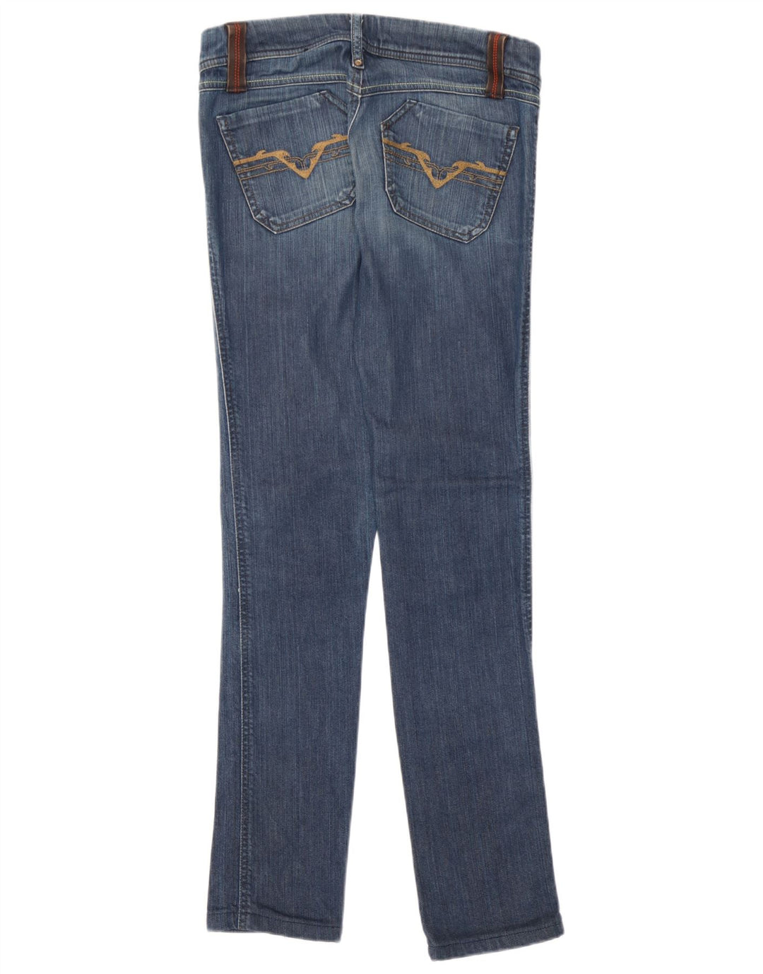 Diesel Damen Slim Jeans W27 L31 Blaue Baumwolle