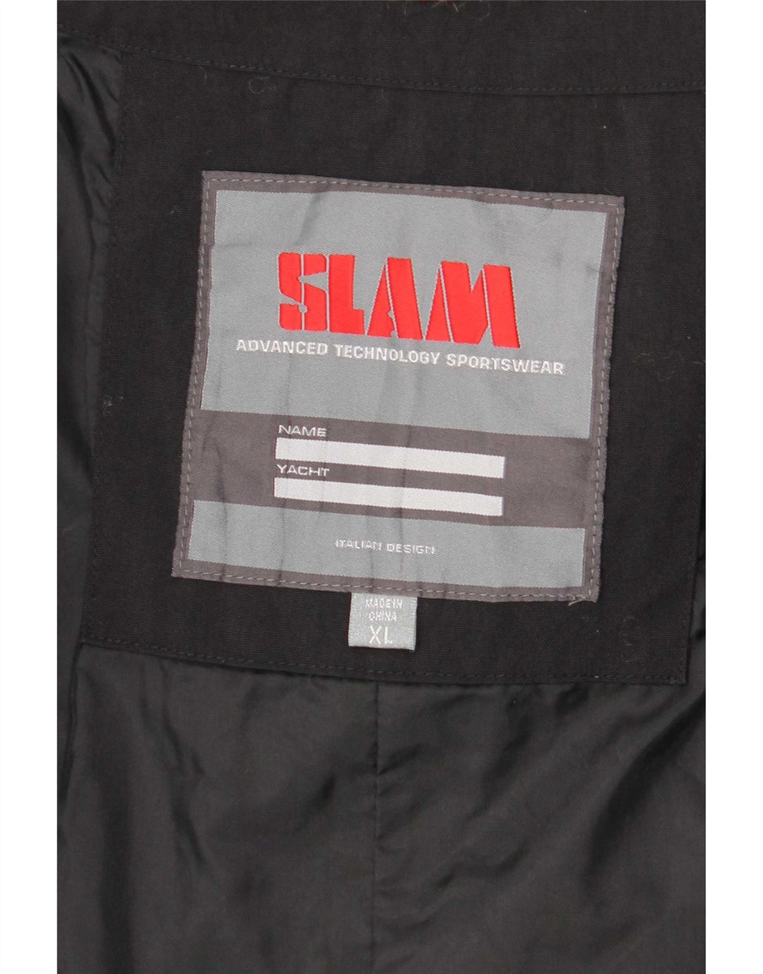 Slam Damen-Parkajacke mit Kapuze, UK 18, XL, schwarzes Nylon