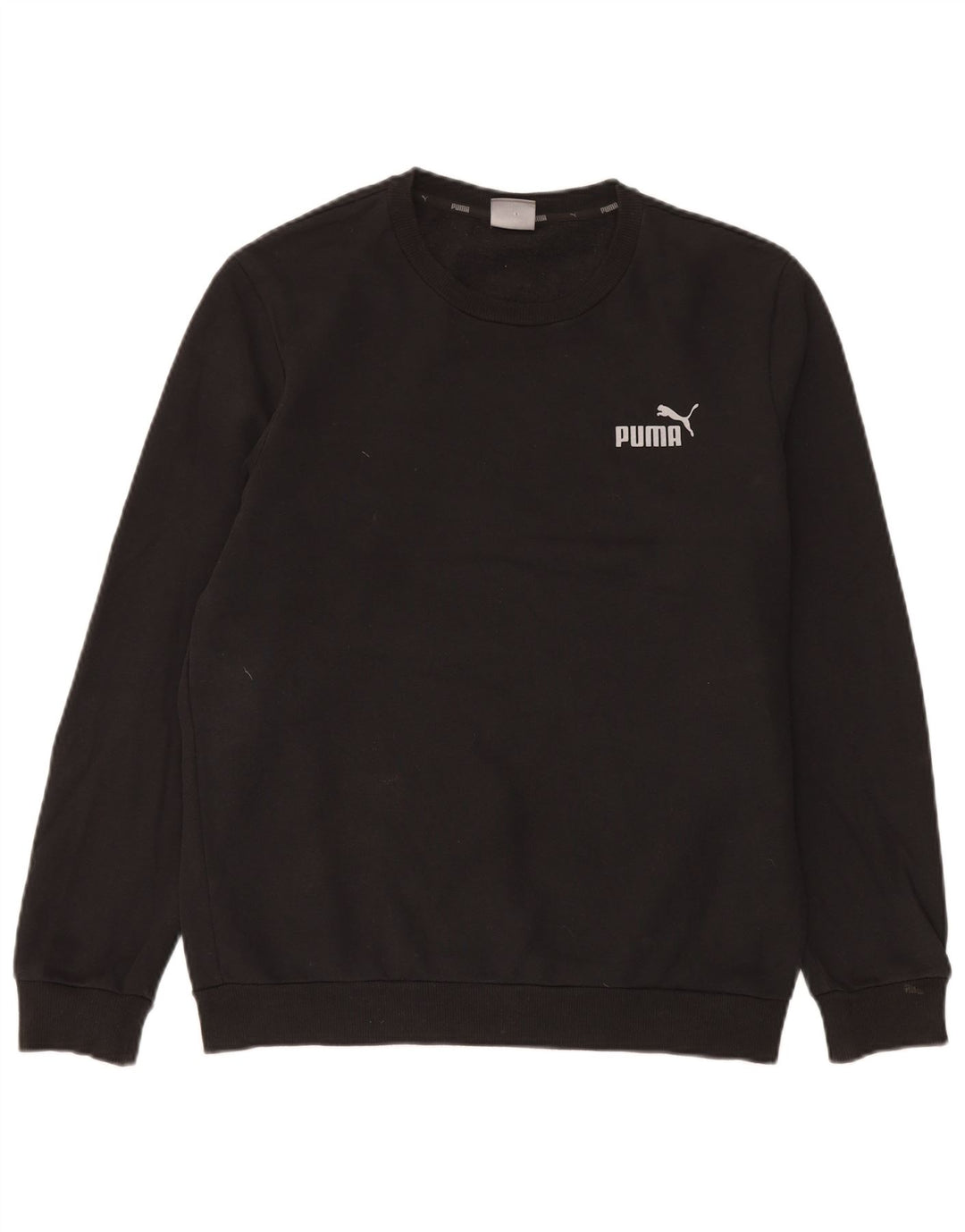 Puma Herren Sweatshirt Pullover Small Schwarz Baumwolle