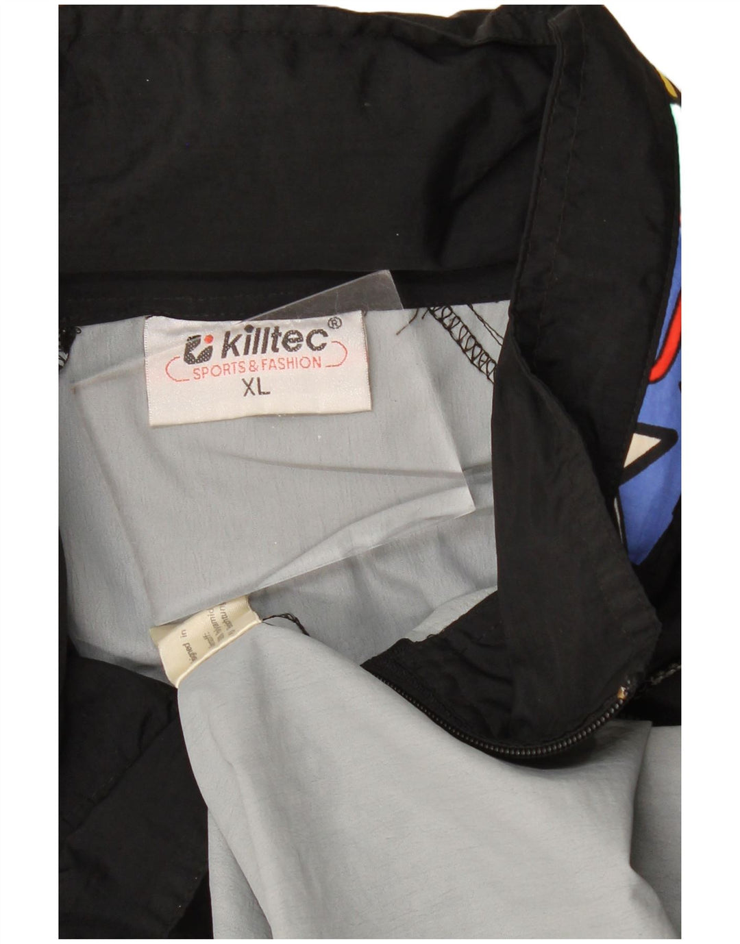 KILLTEC Herren Windjacke UK 42 XL Schwarz Colourblock Polyamid