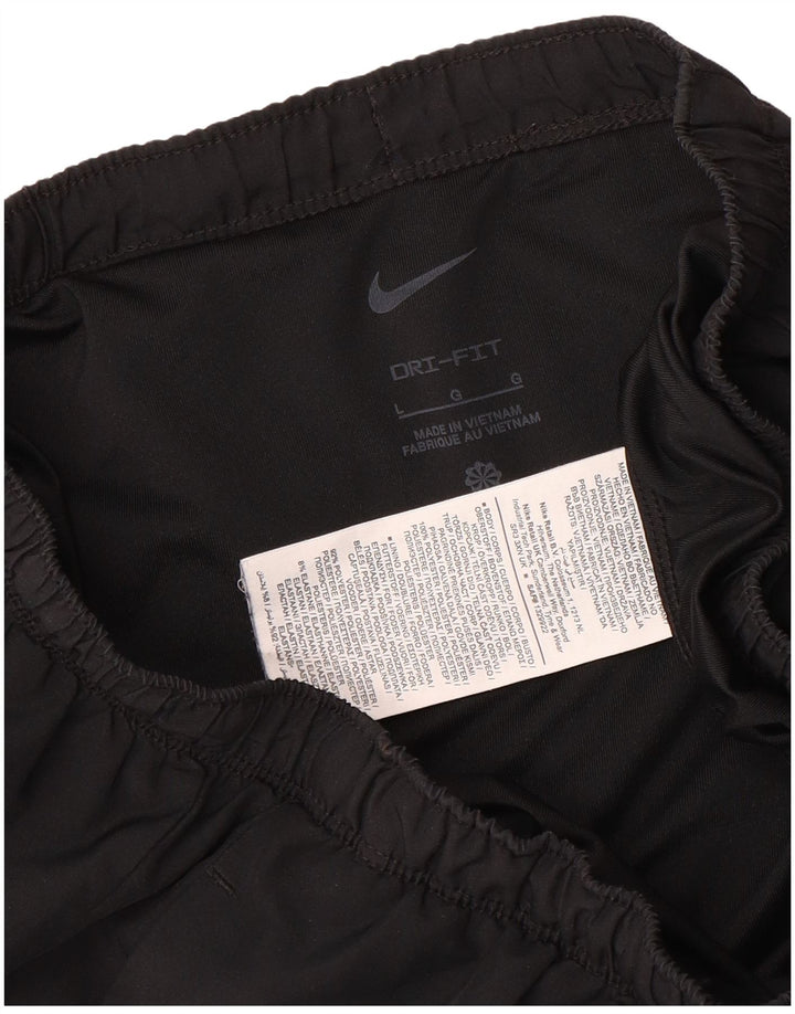 Nike Herren Dri Fit Sportshorts, groß, aus schwarzem Polyester