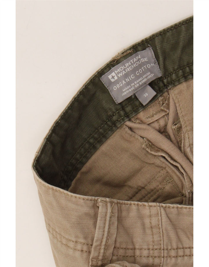 MOUNTAIN WAREHOUSE Herren Cargoshorts W38 XL Beige Baumwolle