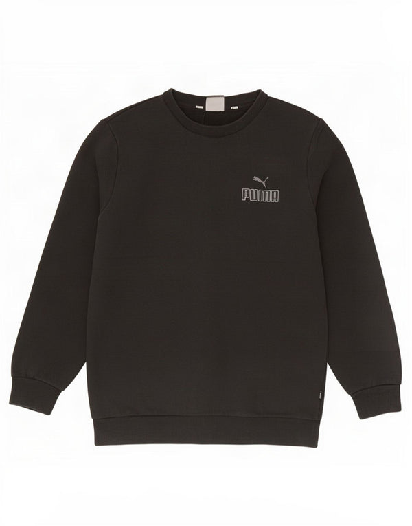 Puma Herren Grafik-Sweatshirt-Pullover, klein, schwarze Baumwolle