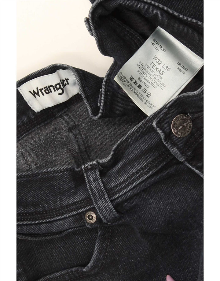 Wrangler Herren Texas Straight Jeans W32 L27 Marineblaue Baumwolle