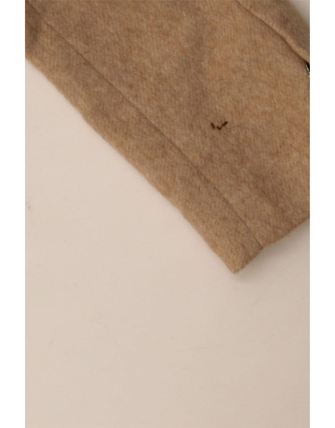 Zara Damen Mantel UK 10 Small Beige Wolle