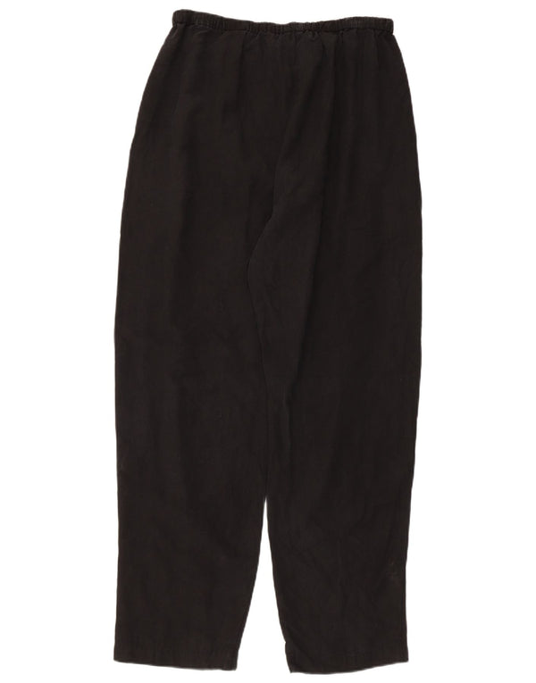 Marks & Spencer Damen-Freizeithose mit hoher Taille, UK 12, M, W26, L28, Schwarz