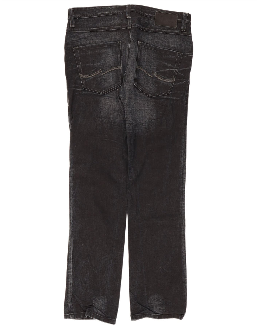 Jack & Jones Herren Straight Jeans W36 L34 Schwarz