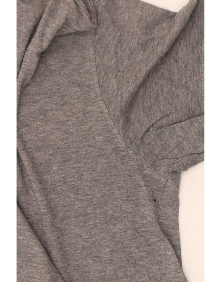 Fila Herren Grafik-T-Shirt-Oberteil Mittelgrau meliert