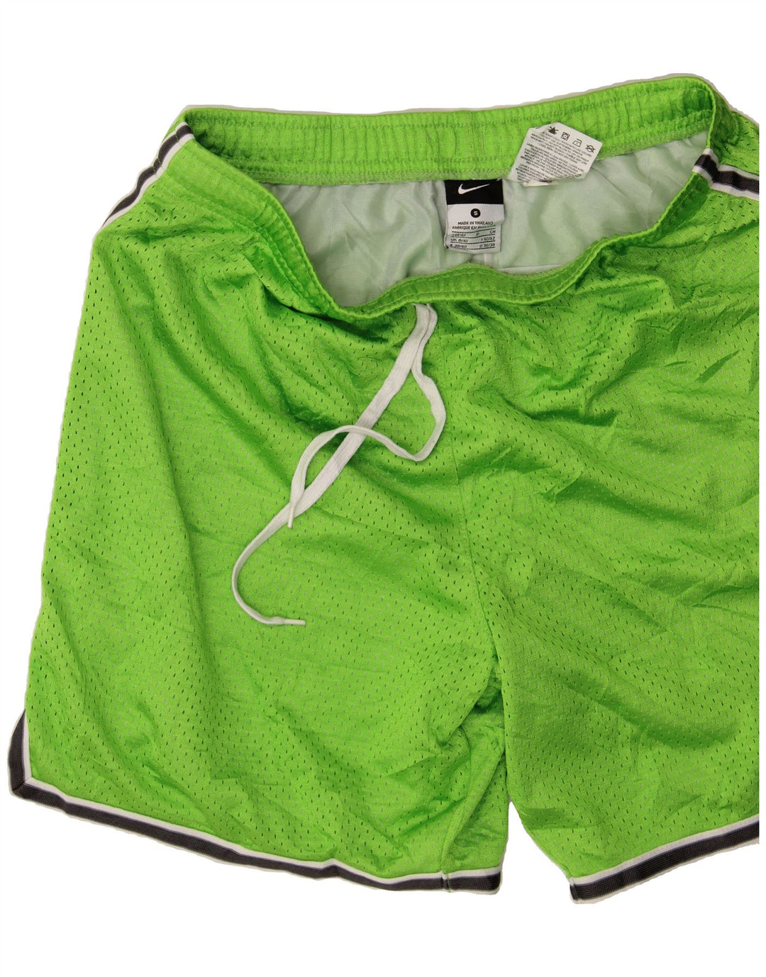 NIKE Womens Sport Shorts UK 8/10 Small Green Polyester Vintage Nike and Second-Hand Nike from Messina Hembry 