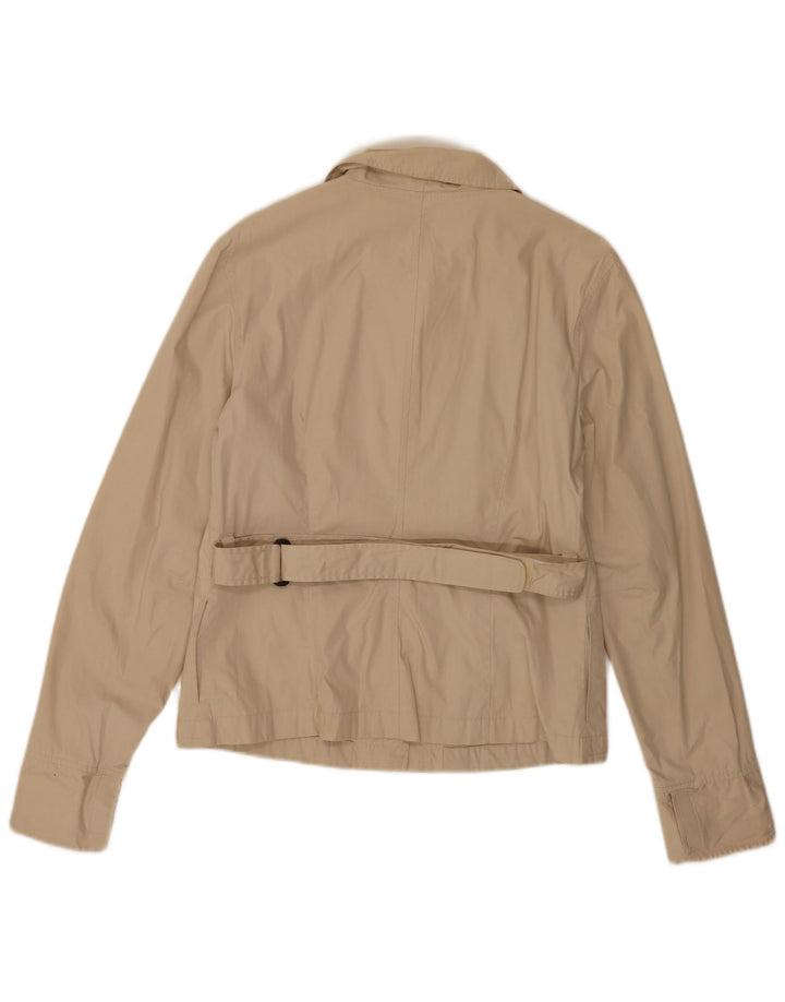 Guess Damen Bomberjacke UK 14 Mittelbeige Baumwolle
