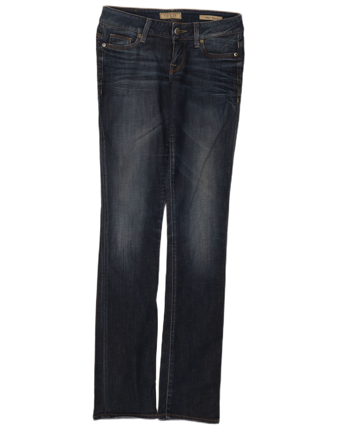 Guess Damen Starlet Skinny Jeans W28 L34 Blau