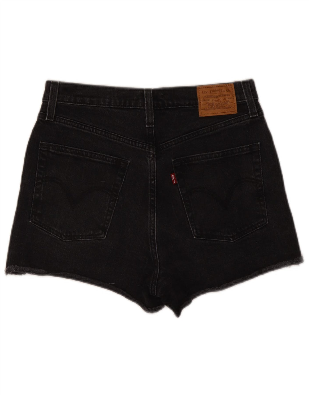 Levi's Damen Jeansshorts W29 Mittelschwarze Baumwolle