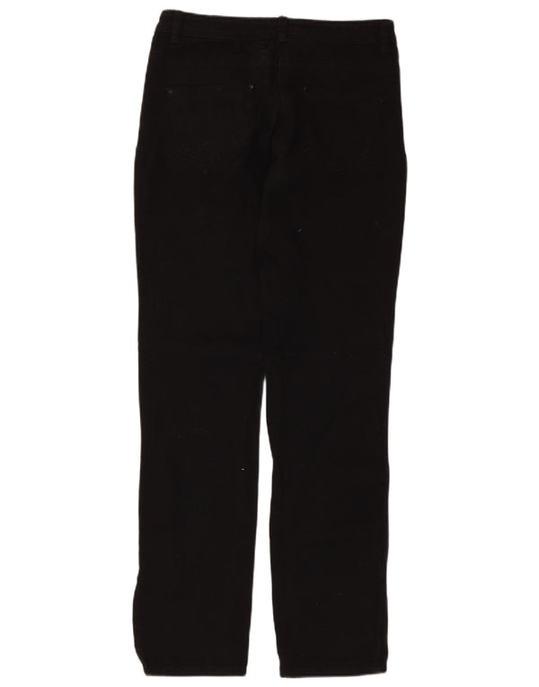 M&Co Damen Slim Fit Freizeithose UK 10 Small W30 L29 Schwarz Baumwolle