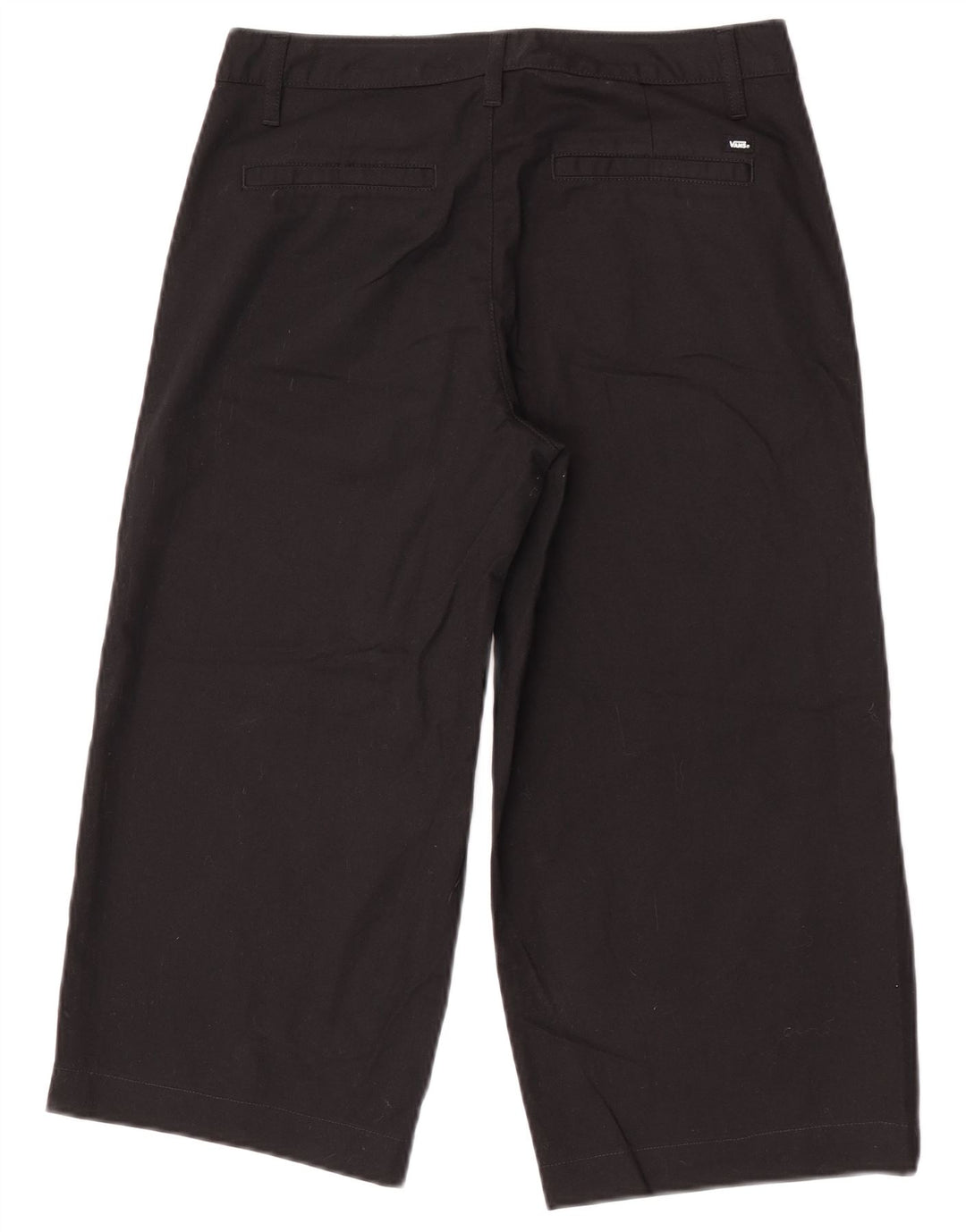 Vans Damen Caprihose US 5 Small W27 L20 Schwarze Baumwolle