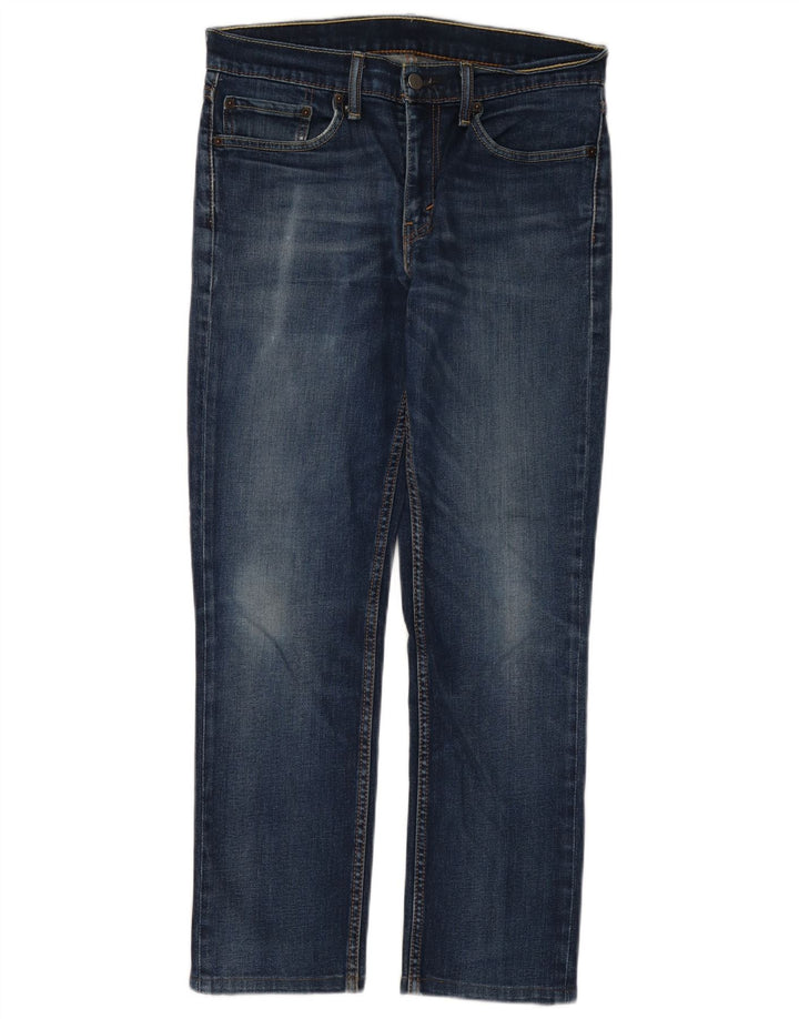 Levi's Herren Straight Jeans W31 L28 Blaue Baumwolle
