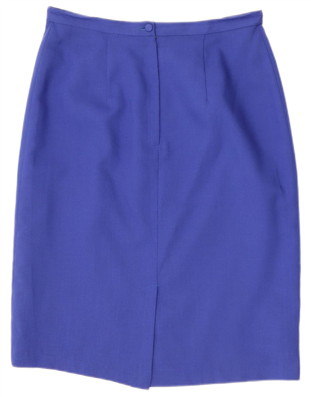 Berkertex  Womens 4 Button 2 Piece Skirt Set UK 14 Large Blue Polyester
