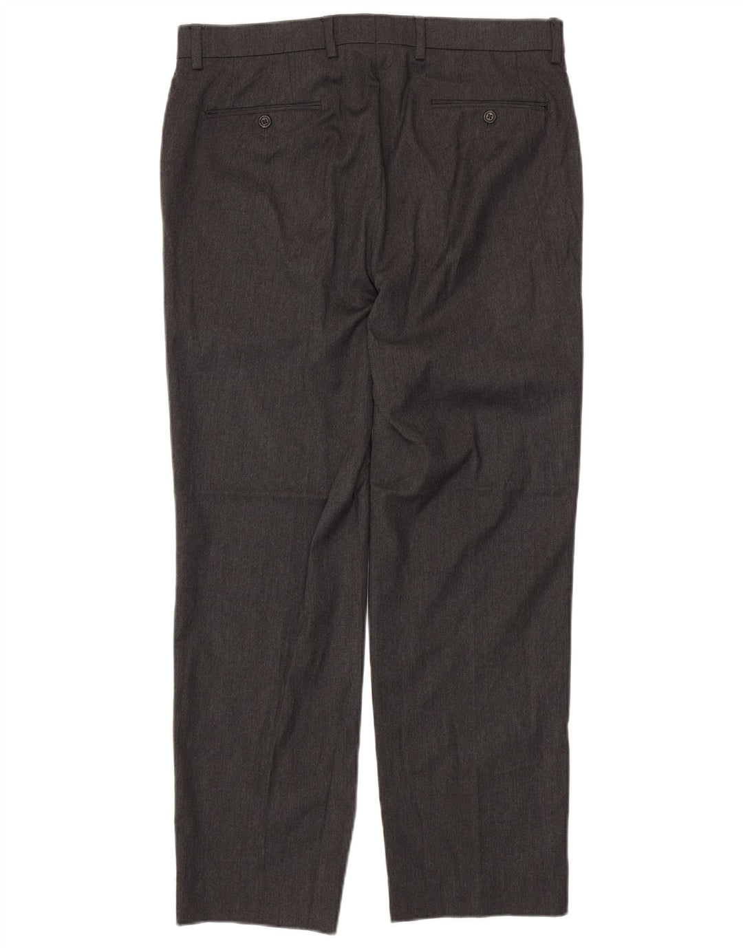 RALPH LAUREN Gerade Herren-Anzughose W33 L32 Graues Polyester