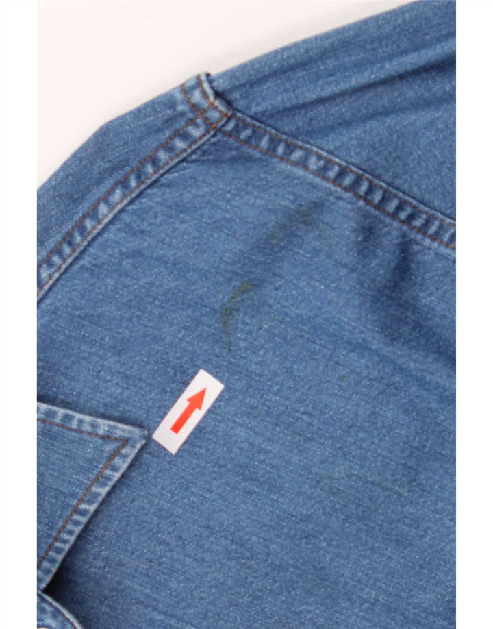Carrera Herren Jeanshemd mittelblaue Baumwolle