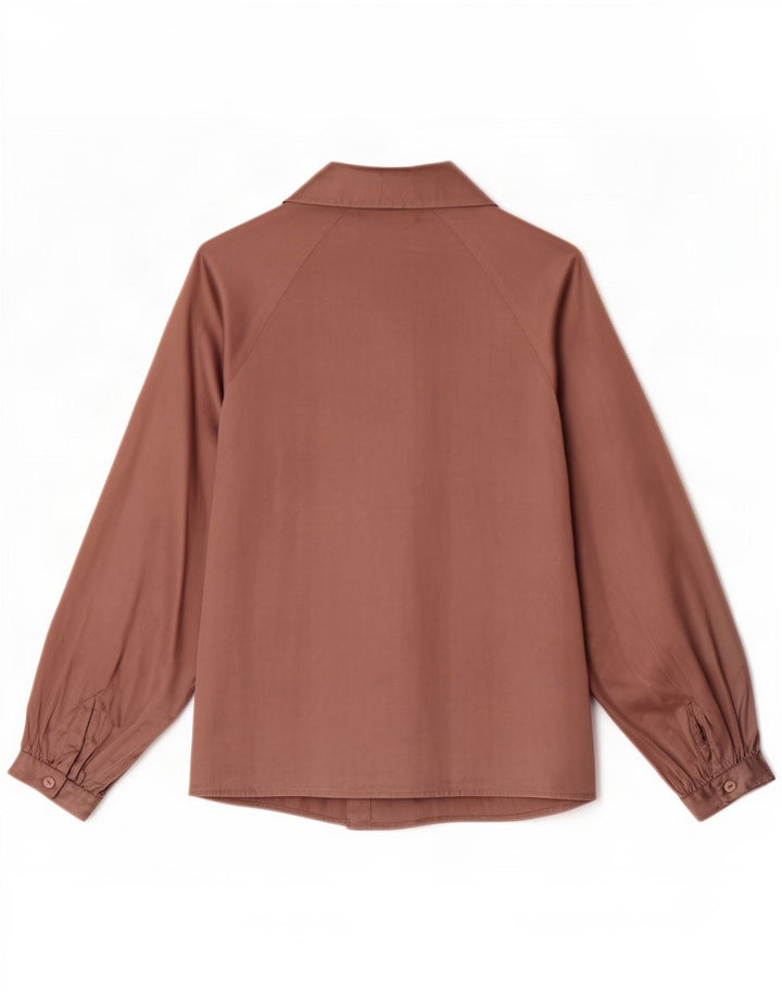 Luisa Spagnoli Damen-Hemdbluse, Einheitsgröße, rosa Seide