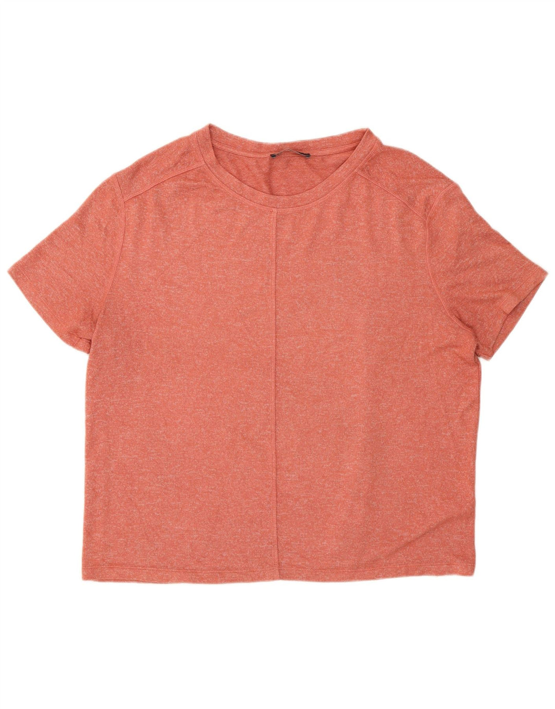 Marks & Spencer Damen T-Shirt Top UK 16 Large Orange Viskose