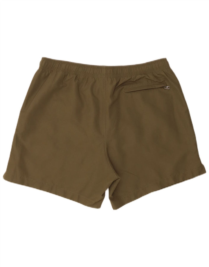 Calvin Klein Herren Badeshorts mit Grafik, groß, Khaki, Polyester