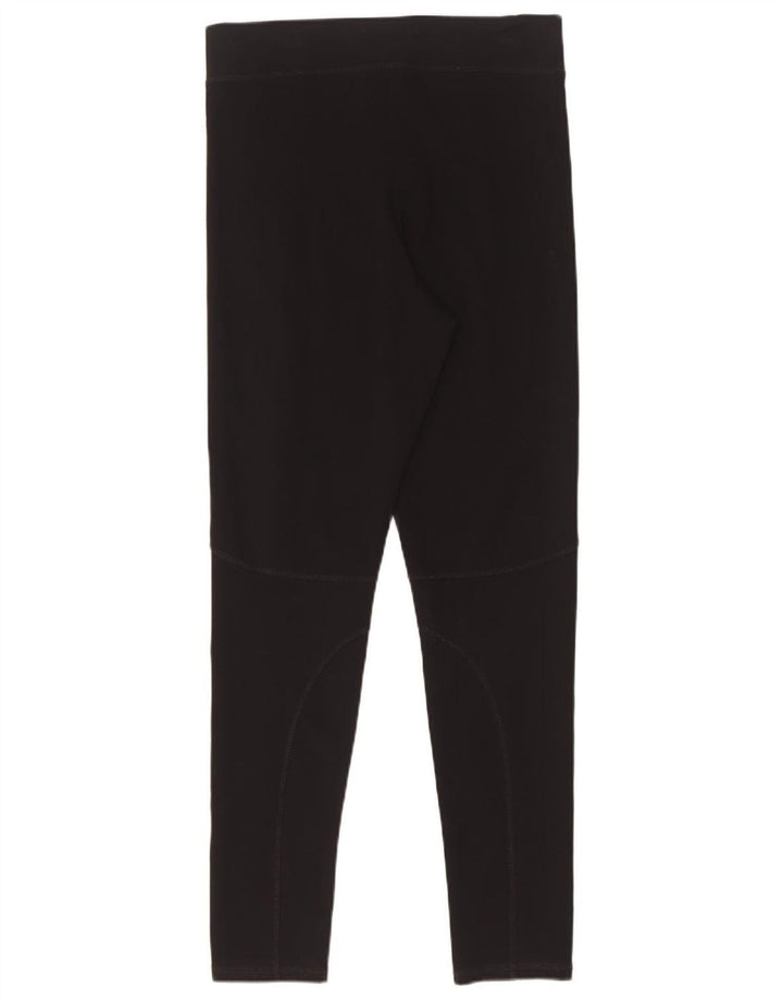 Zara Damen Leggings UK 8 Small Schwarz Polyamid
