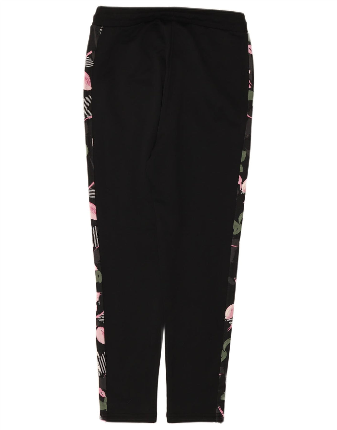 Puma Damen-Trainingshose, UK 10, Größe S, schwarz, geblümt, Polyester