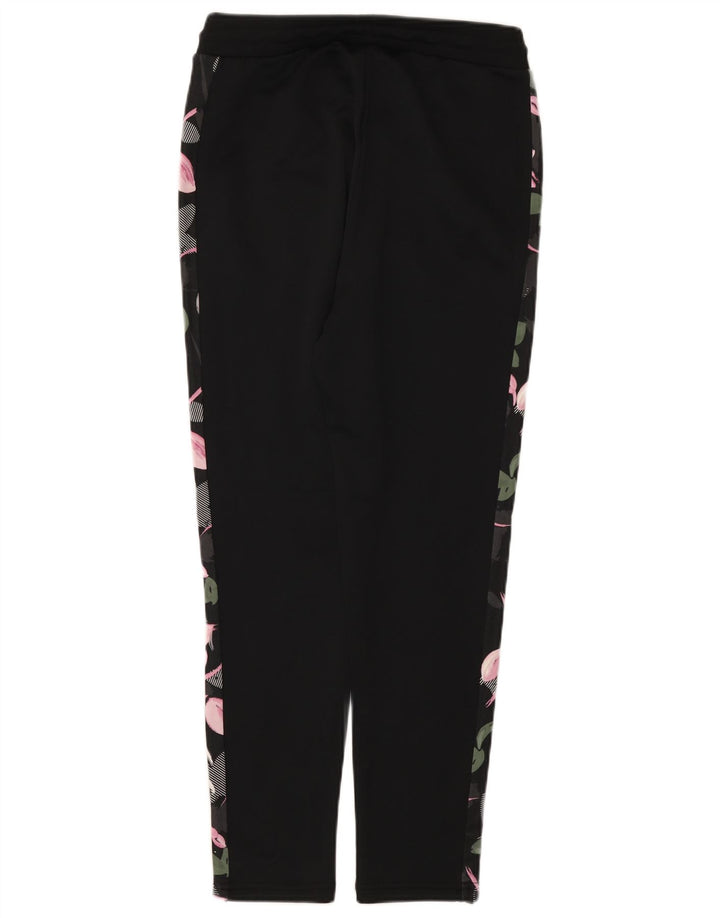 Puma Damen-Trainingshose, UK 10, Größe S, schwarz, geblümt, Polyester