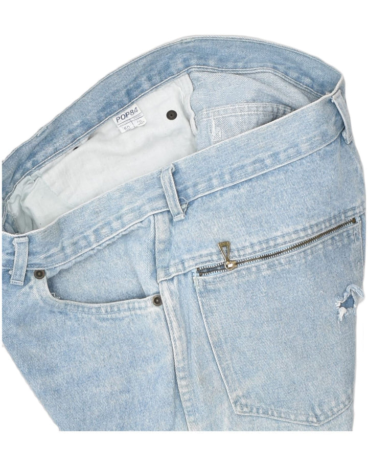 POP 84 Womens Straight Jeans W30 L33 Blue Cotton | Vintage POP 84 | Thrift | Second-Hand POP 84 | Used Clothing | Messina Hembry 
