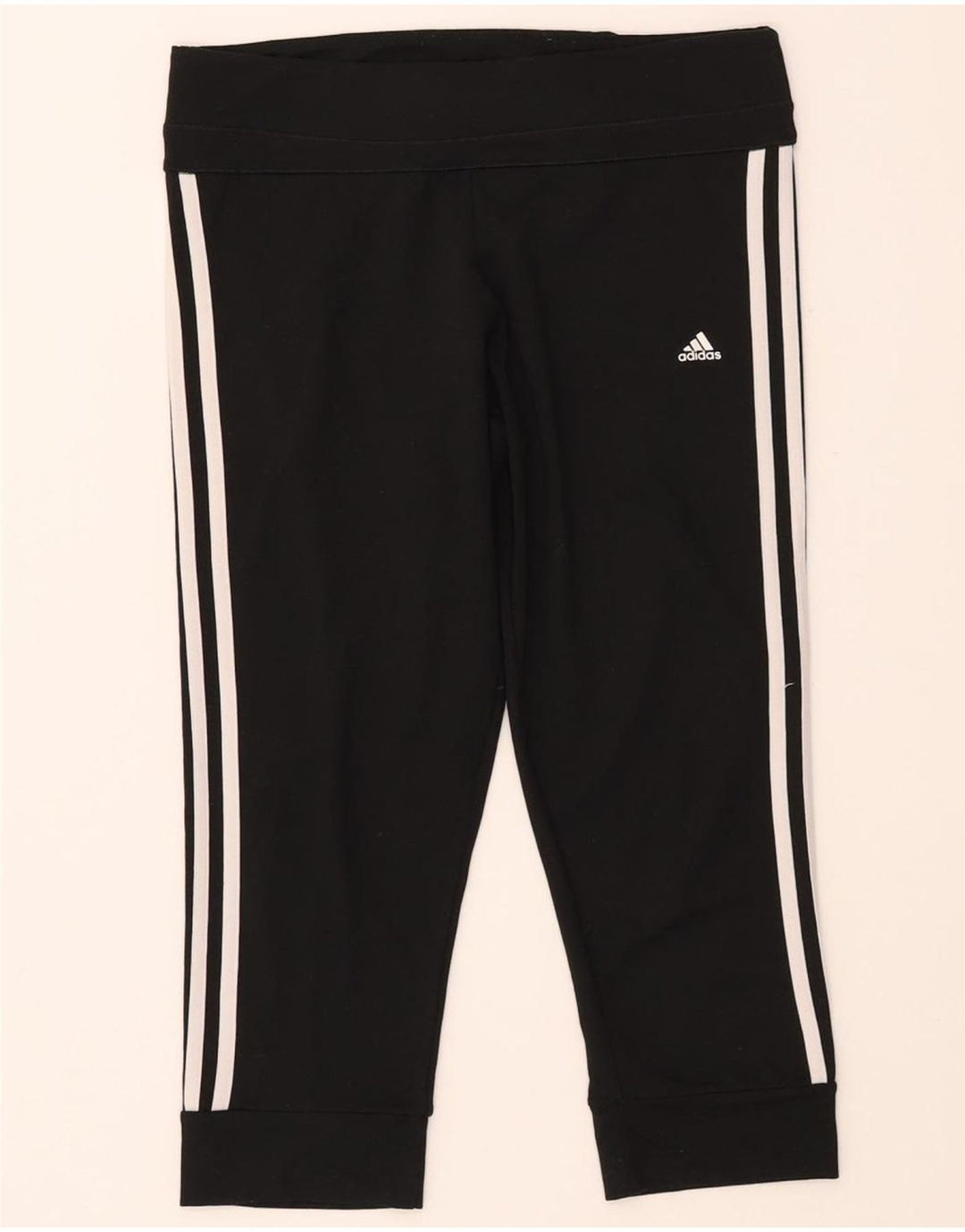 ADIDAS Damen Climalite Trainingshose Jogger UK 12/14 Medium Schwarz