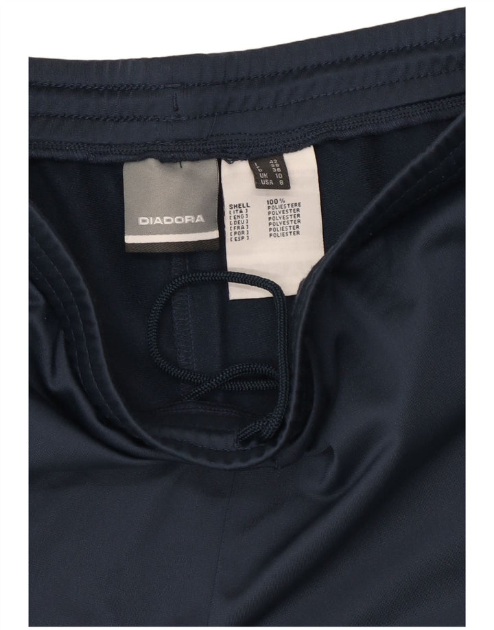 Diadora Damen-Trainingshose, Größe S, Marineblau, Polyester, UK 10